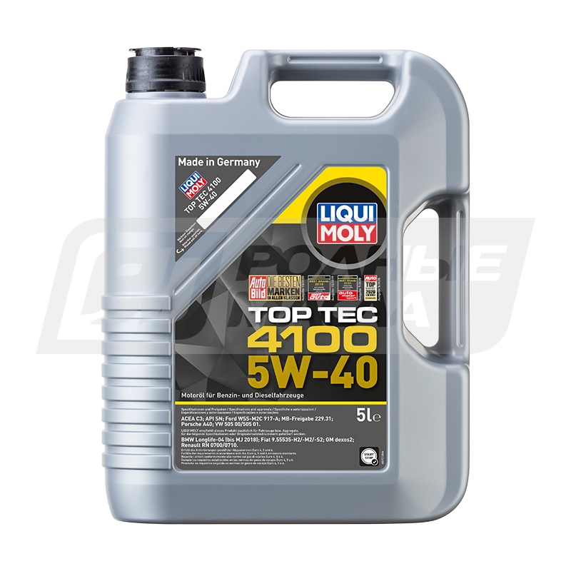 LIQUI MOLY Top Tec 4100 5W40, 5л 7501